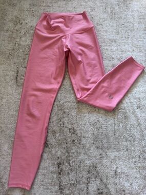 Alo Yoga Pink Leggings XS | High Rise | Sculpting Fit